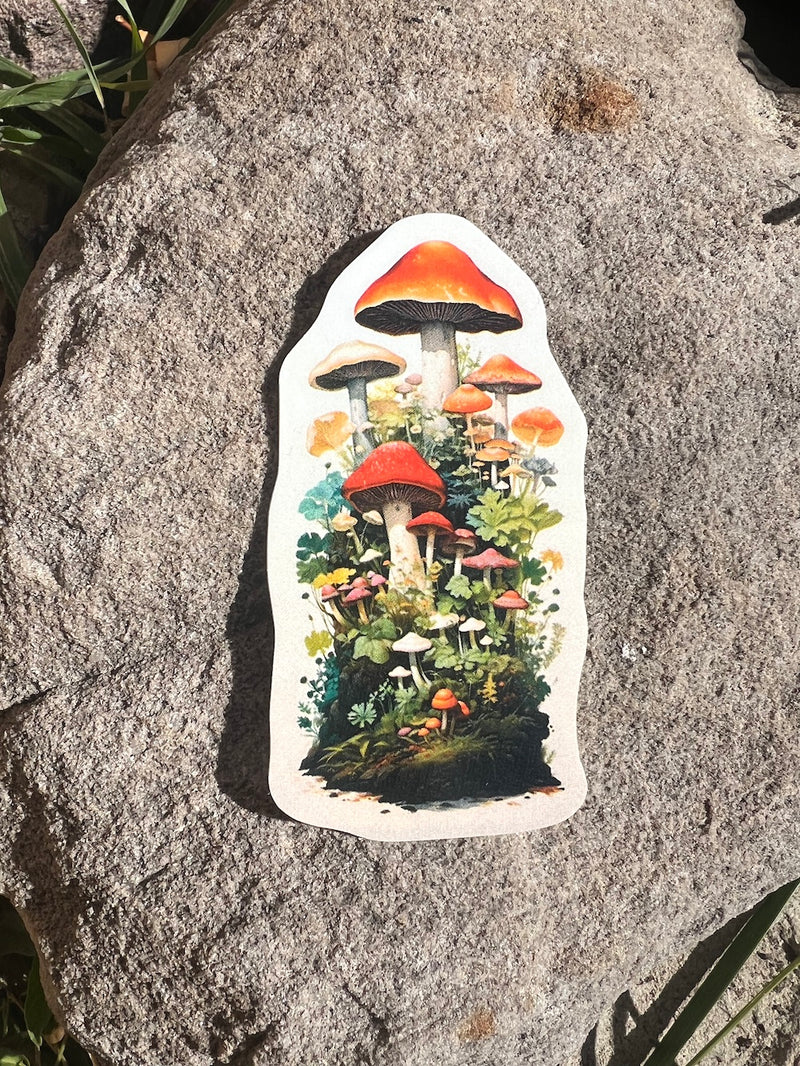 World Of Mushrooms Sticker