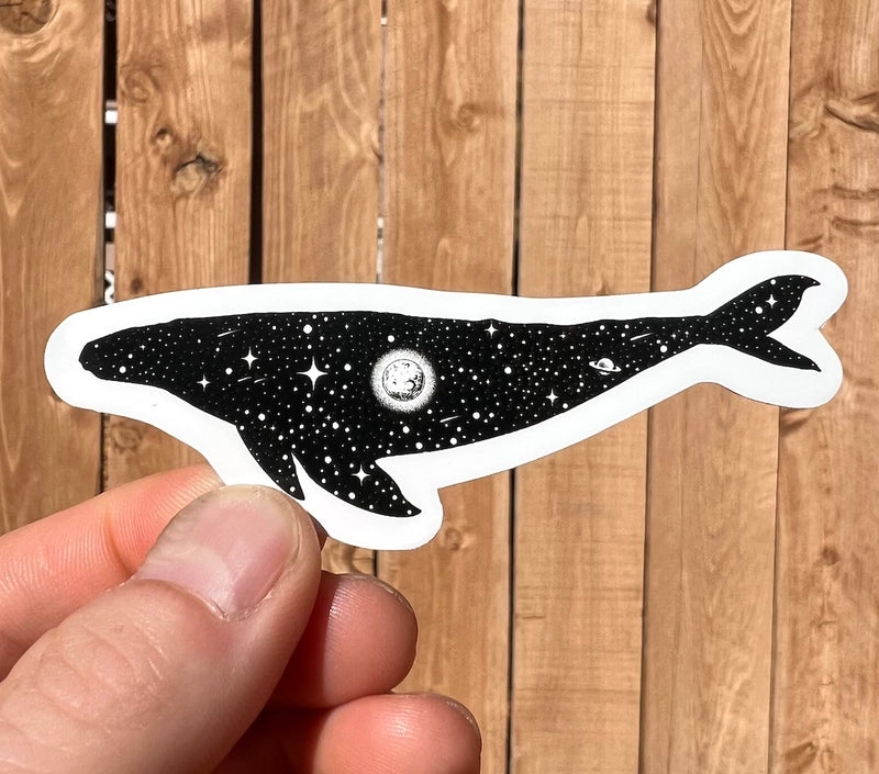 small Whale Sticker