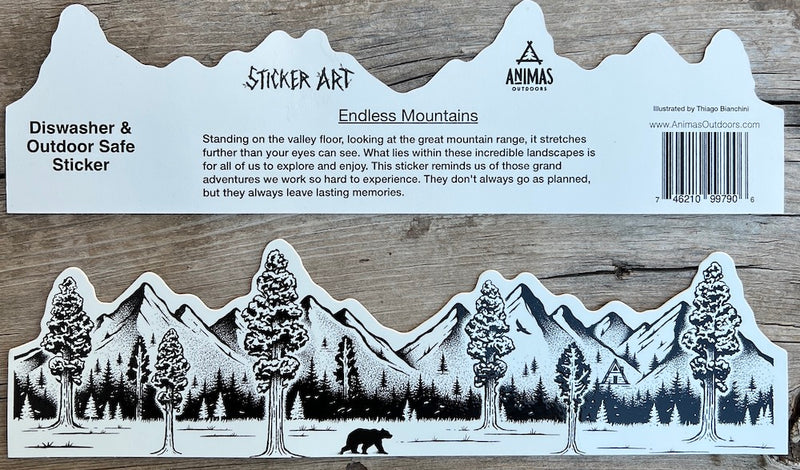 Endless Mountains Sticker Wrap