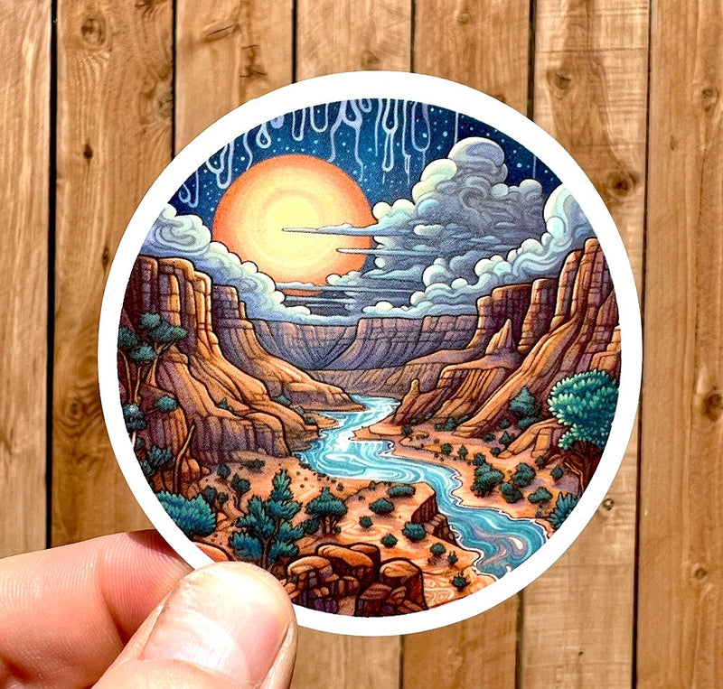 Grand Canyon Colorado River Sticker