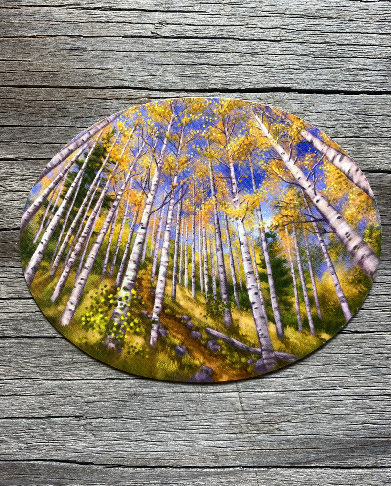 fall tree colors decal