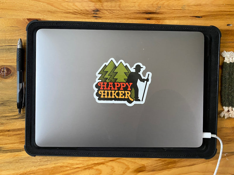 Happy Hiker Sticker