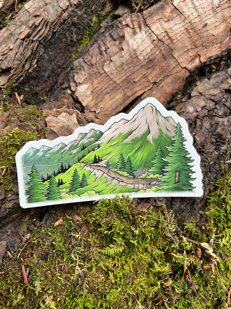 Mountain Pass Sticker