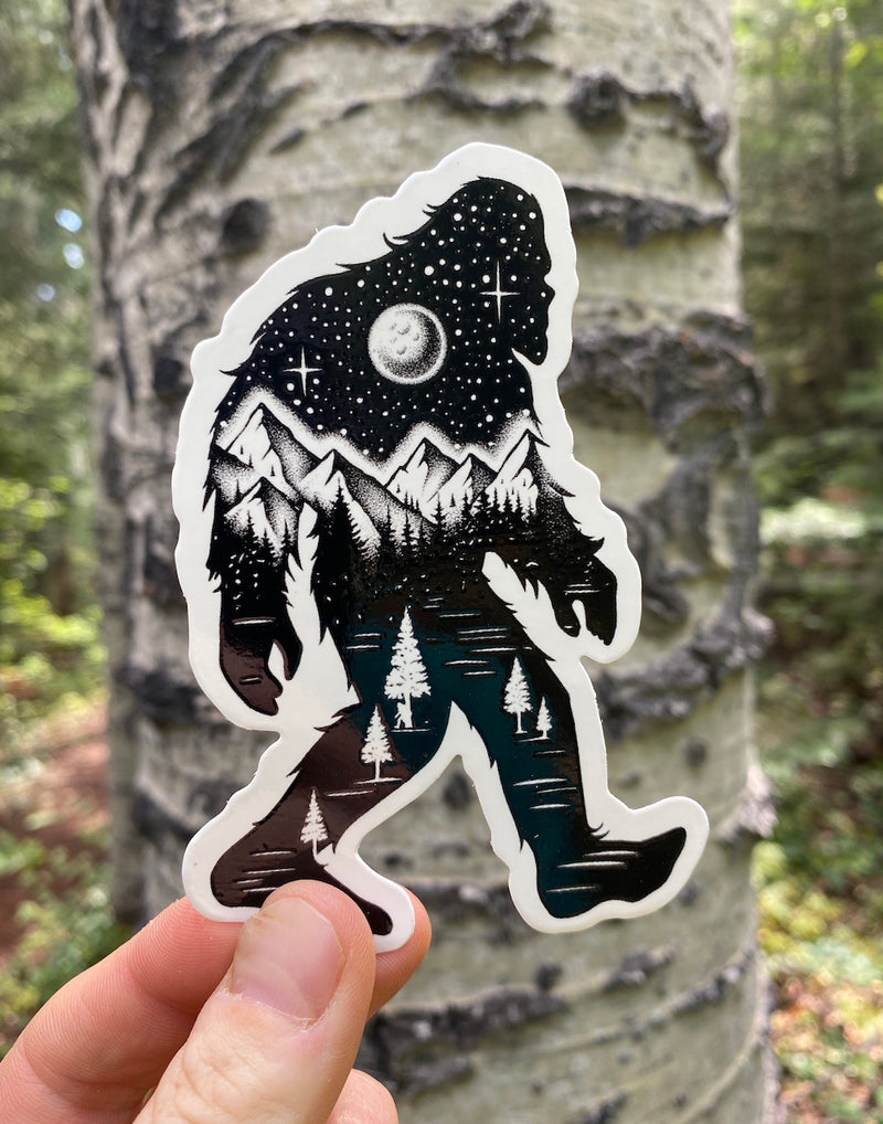 Squatchlet Sticker Sasquatch Yeti Sticker – Sticker Art