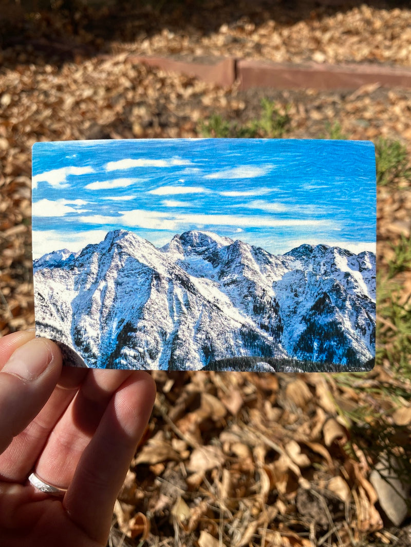 Rugged Mountains Sticker