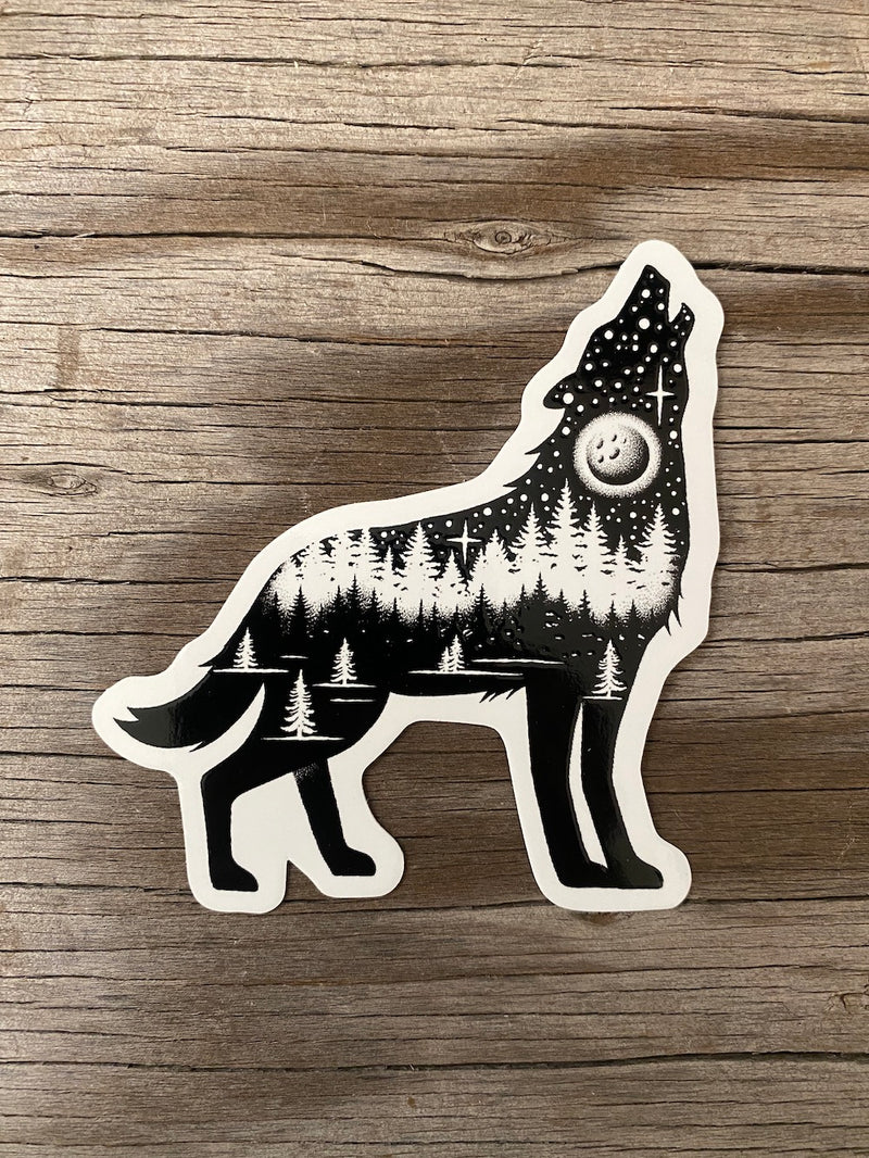 wolf sticker